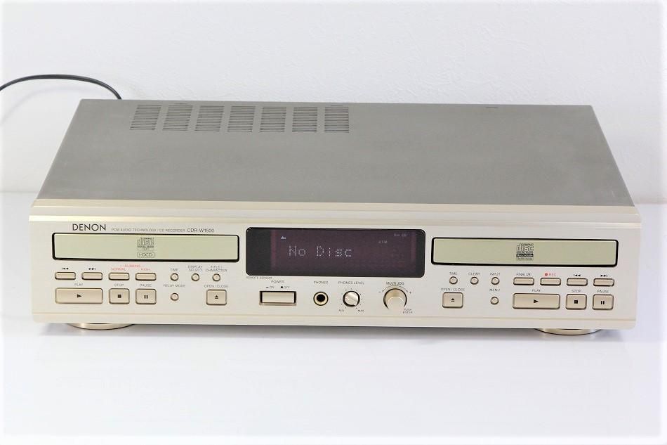 DENON CDR-W1500 デノン CDプレーヤー ジャンク-