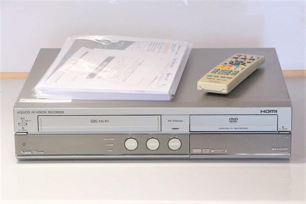 DV-ACV32｜シャープ 250GB HDD搭載ビデオ一体型DVDレコーダーAQUOS VHSビデオ一体型 ｜中古品｜修理販売｜サンクス電機
