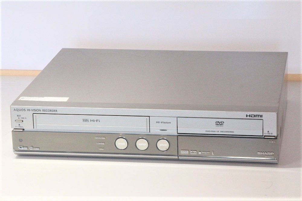 DV-ACV32｜シャープ 250GB HDD搭載ビデオ一体型DVDレコーダーAQUOS　VHSビデオ一体型 ｜中古品｜修理販売｜サンクス電機