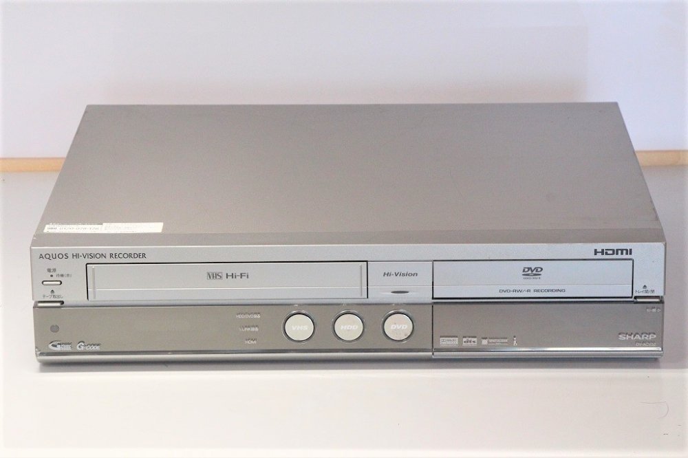 DV-ACV32｜シャープ 250GB HDD搭載ビデオ一体型DVDレコーダーAQUOS　VHSビデオ一体型 ｜中古品｜修理販売｜サンクス電機