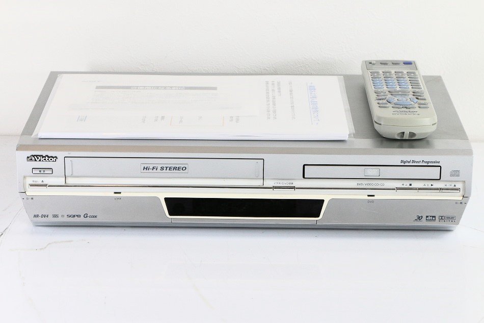 VICTOR DVDプレーヤー 一体型VHSビデオ HR-DV4 10台セット - 映像