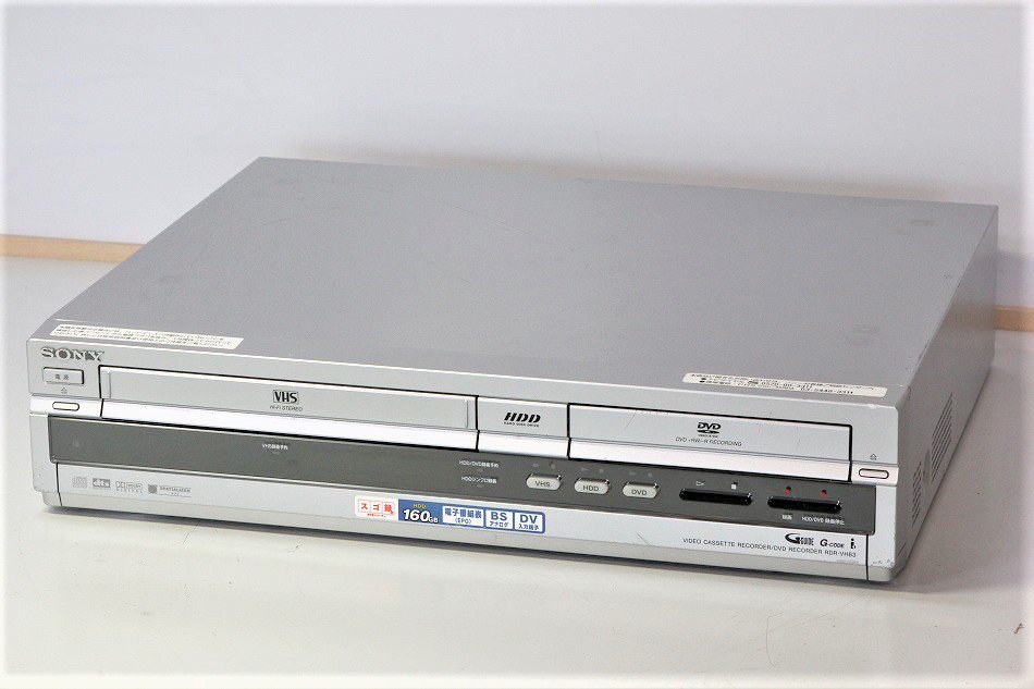 SONY HDD/DVD/VHSレコーダー【RDR-VH83】 www.krzysztofbialy.com