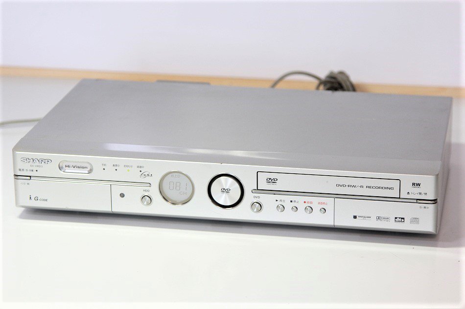69％以上節約 ニューライフストアシャープ 160GB DVDレコーダー DV-HRD2