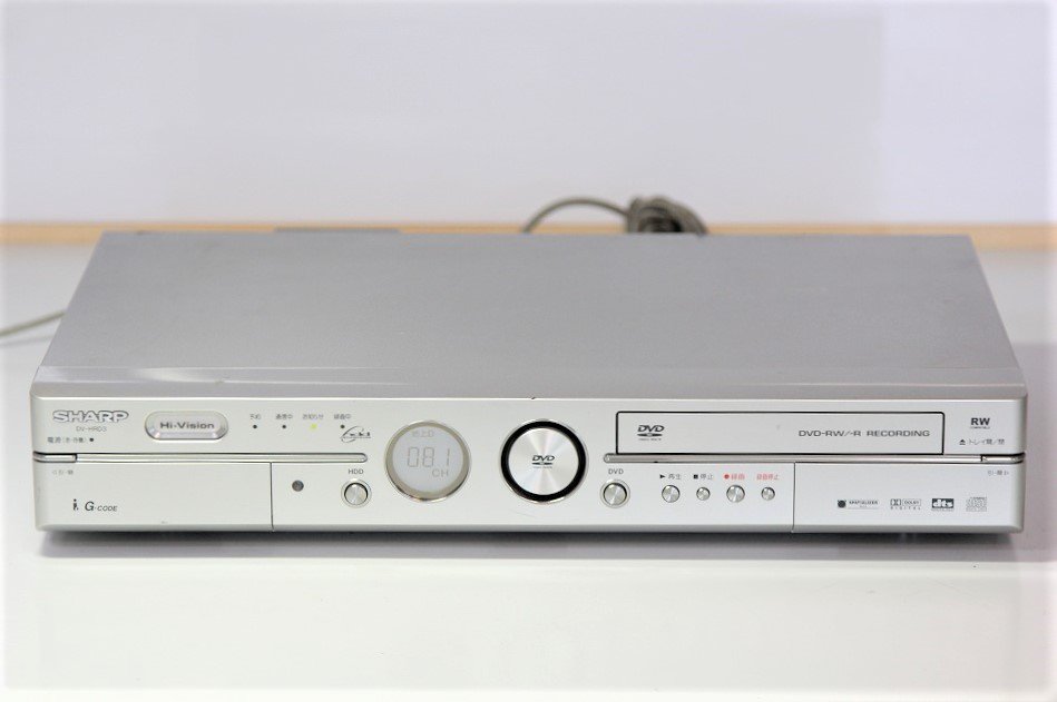 DV-HRD3｜シャープ 160GB DVDレコーダー ｜中古品｜修理販売｜サンクス電機