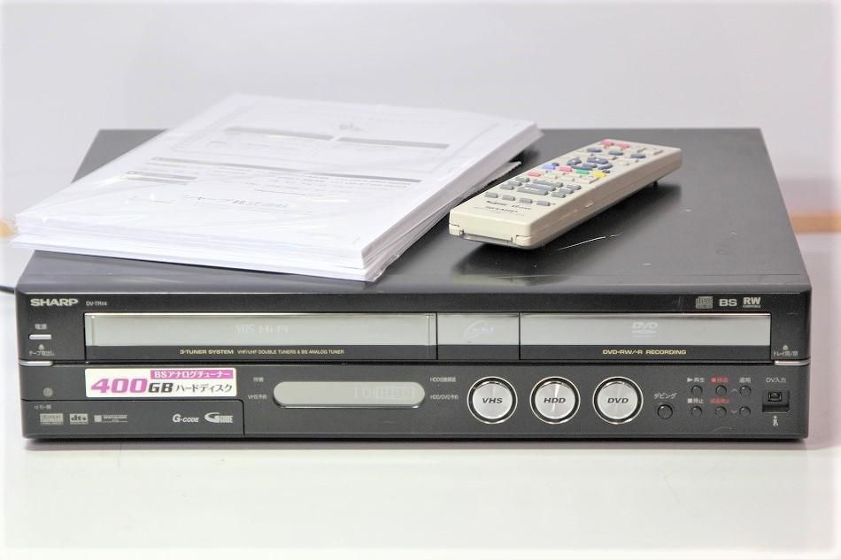 SHARP シャープ VHSビデオ一体型DVDレコーダー DV-RW100 - レコーダー