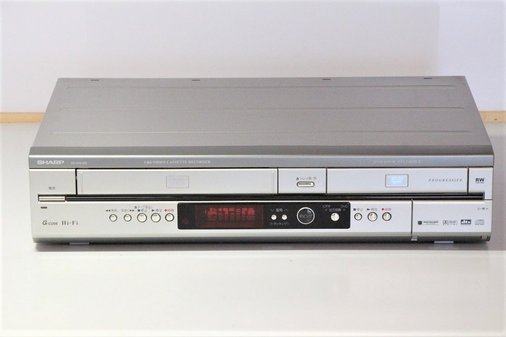 シャープ D・combo ビデオ一体型DVDプレーヤー DV-GH750 - 光ディスク 