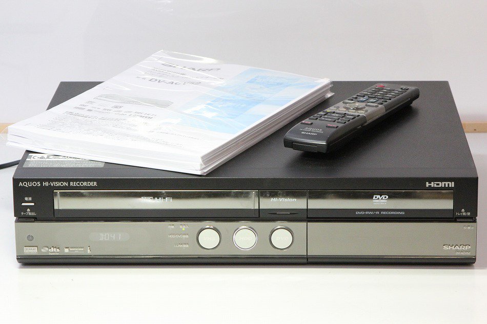 DV-ACV52｜シャープ 250GB HDD搭載ビデオ一体型DVDレコーダーAQUOS VHS 