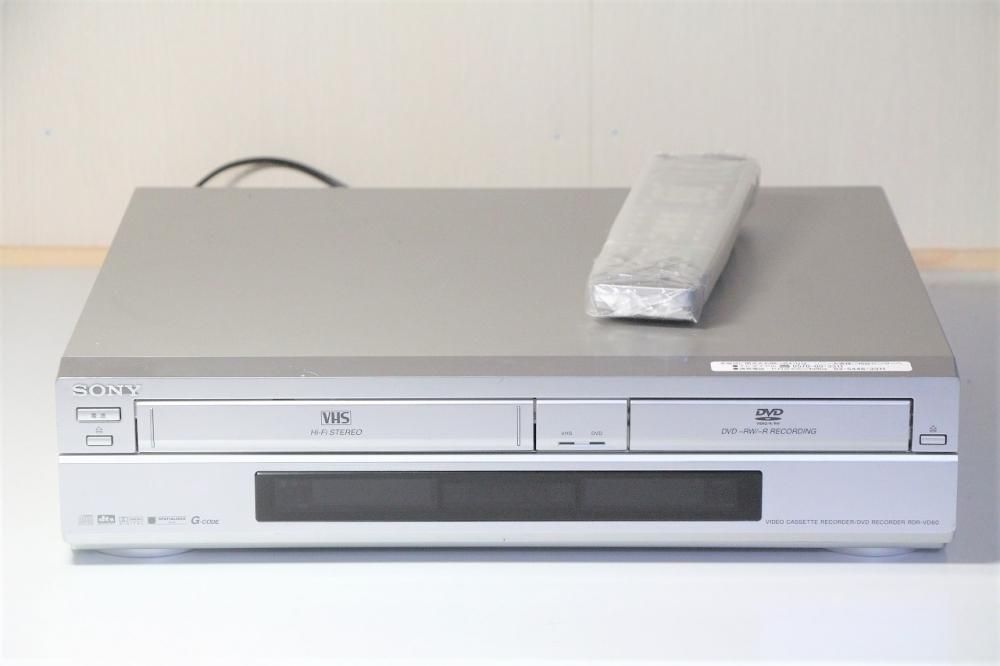 メーカーSONY製 VHSビデオ一体型DVDレコーダー スゴ録 RDR-VD60