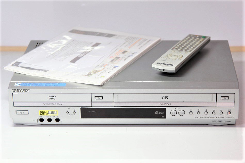 最大の割引 SONY DVD一体型VHSビデオデッキ SLV-D393P メンテナンス済