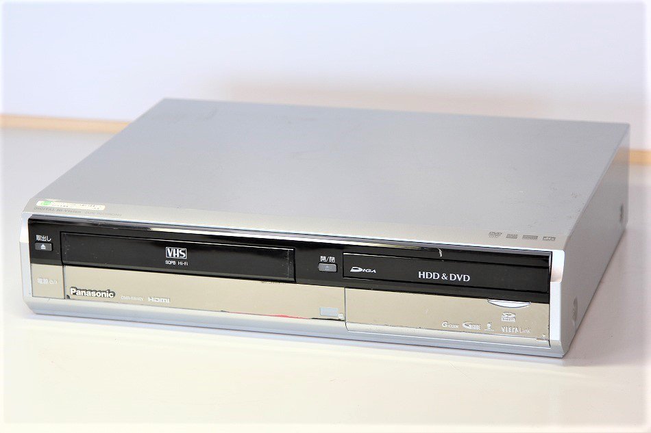DMR-XW40V-S｜Panasonic 400GB DVDレコーダー VHSビデオ一体型 DIGA ...