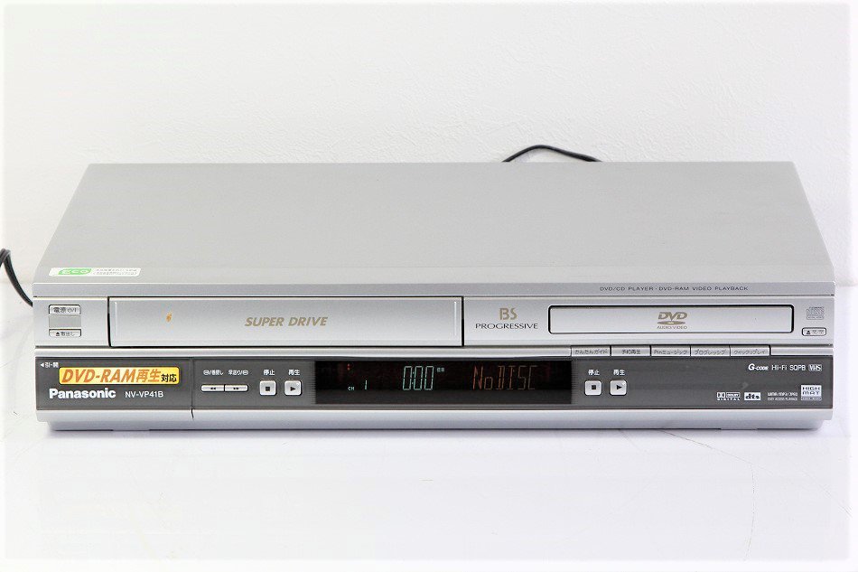 NV-VP41B-S｜Panasonic DVDプレーヤー VHSビデオ一体型 ｜中古品｜修理販売｜サンクス電機