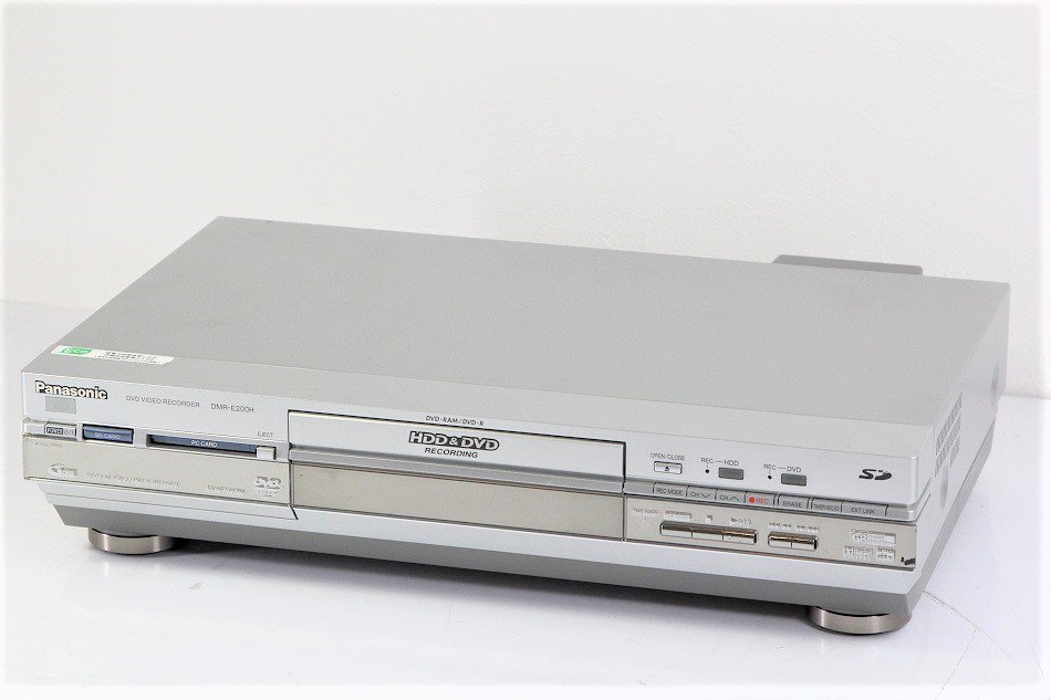 パナソニック DVDレコーダー DIGA DMR-E200H-S - データ用メディア