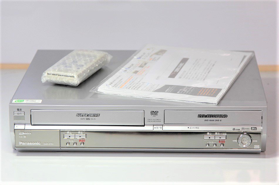 DMR-E75V｜Panasonic DVDレコーダー VHSビデオ一体型 DIGA｜中古品 