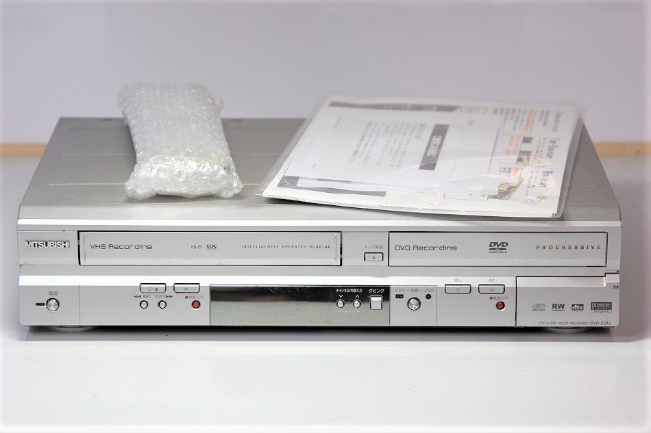 DVR-S310｜MITSUBISHI ビデオ一体型DVDビデオレコーダー 楽レコ｜中古品｜修理販売｜サンクス電機