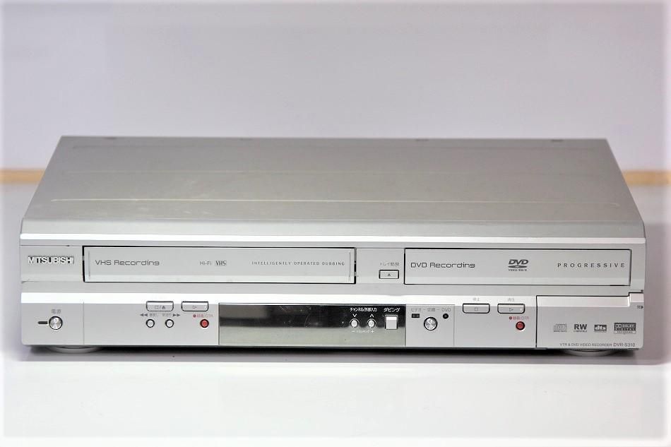 VHS内蔵DVDレコーダー 三菱電機 楽レコ DVR-DV740 - DVDレコーダー