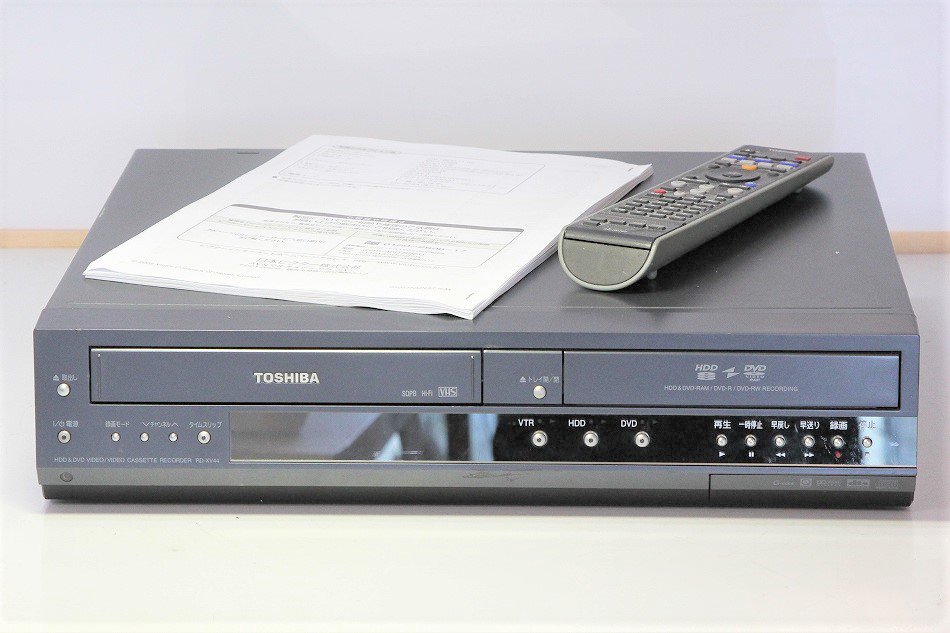 RD-XV44｜TOSHIBA W録 250GB VTR一体型HDD&DVDレコーダー WEPG搭載 