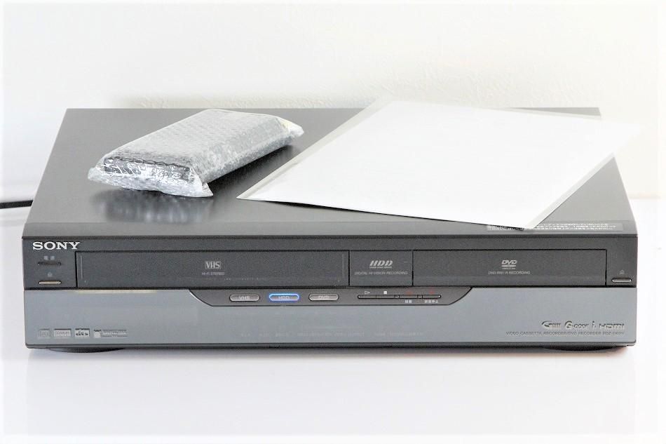 RDZ-D60V｜SONY スゴ録 地上・BS・110度CSデジタル搭載VHS一体型レコーダー 250GB ｜中古品｜修理販売｜サンクス電機