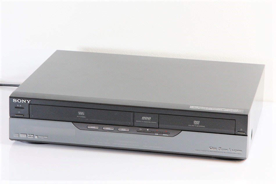 RDZ-D60V｜SONY スゴ録 地上・BS・110度CSデジタル搭載VHS一