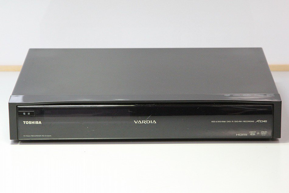 RD-S1004K｜TOSHIBA VARDIA 地上・BS・110度CSデジタルチューナー搭載ハイビジョンレコーダー HDD 1TB｜中古品