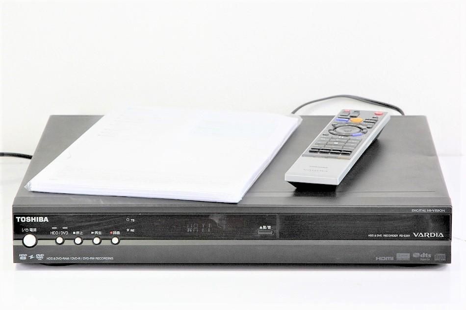 東芝 DVD HDDレコーダーTOSHIBA VARDIA RD-E301品 | capacitasalud.com