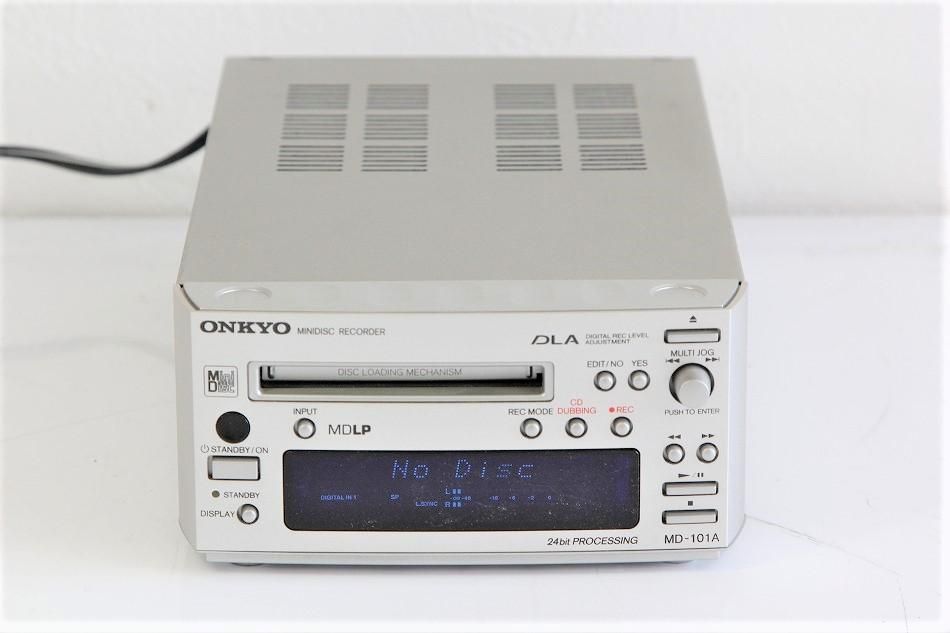 ONKYO INTEC155 MDデッキ MD-101A(S) /シルバー-