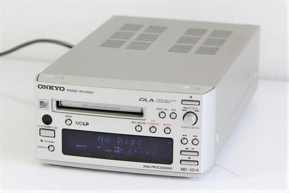 MD-101A(S)｜ONKYO INTEC155 MDデッキ シルバー ｜中古品