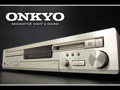 値下ONKYO FR-435 CD/MDチューナーアンプ＋ D-102TX＋BT