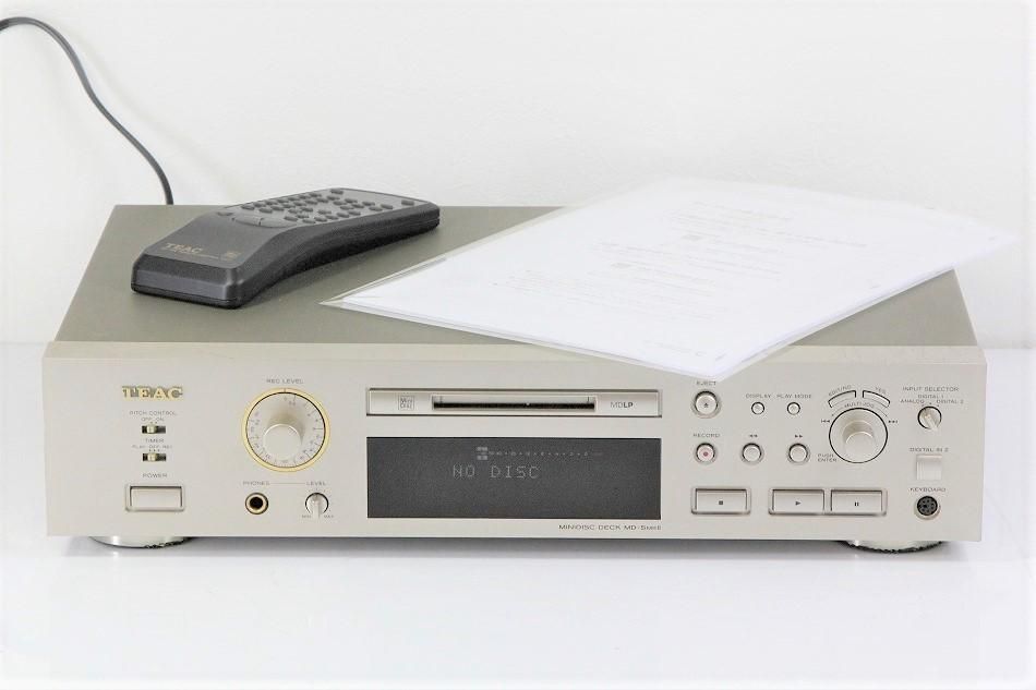 TEAC MDデッキ MD-5MK2S 新版 - アンプ