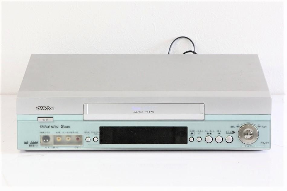 超高画質S-VHSビデオデッキ HR-20000 Victor メンテナンス品 - テレビ 