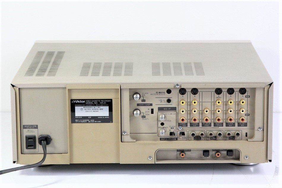 Victer HR-Ｚ１ （S-VHSテープによるデジタル音声自動録音） - 映像機器