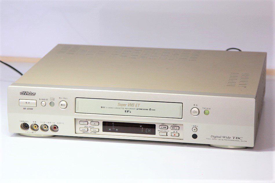 超高画質S-VHSビデオデッキ HR-20000 Victor メンテナンス品 - その他
