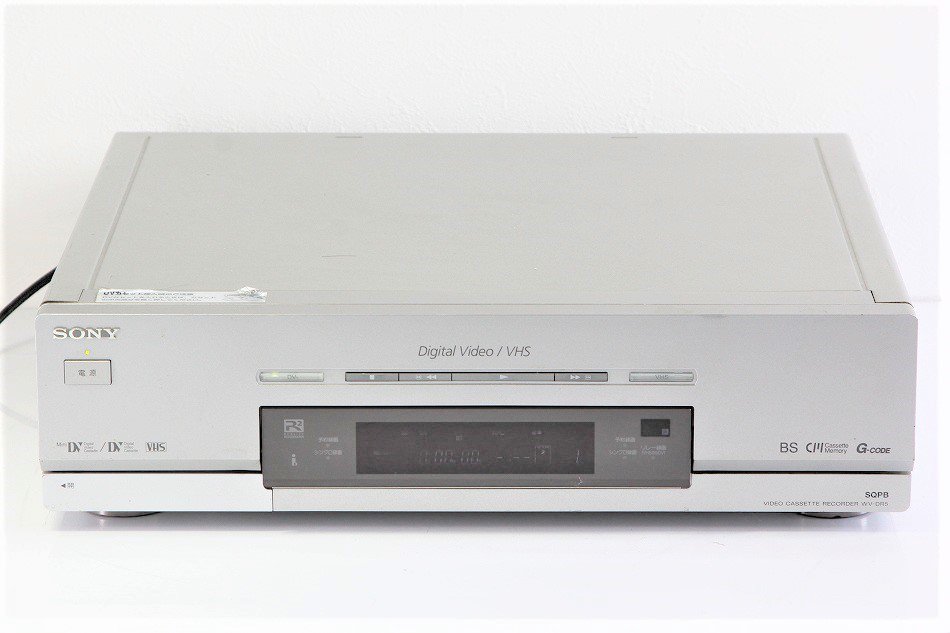 ソニー S-VHSハイファイ/miniDV デジタルダブルビデオデッキ WV-DR9 ケーブル付 (デパート 高額品常温倉庫