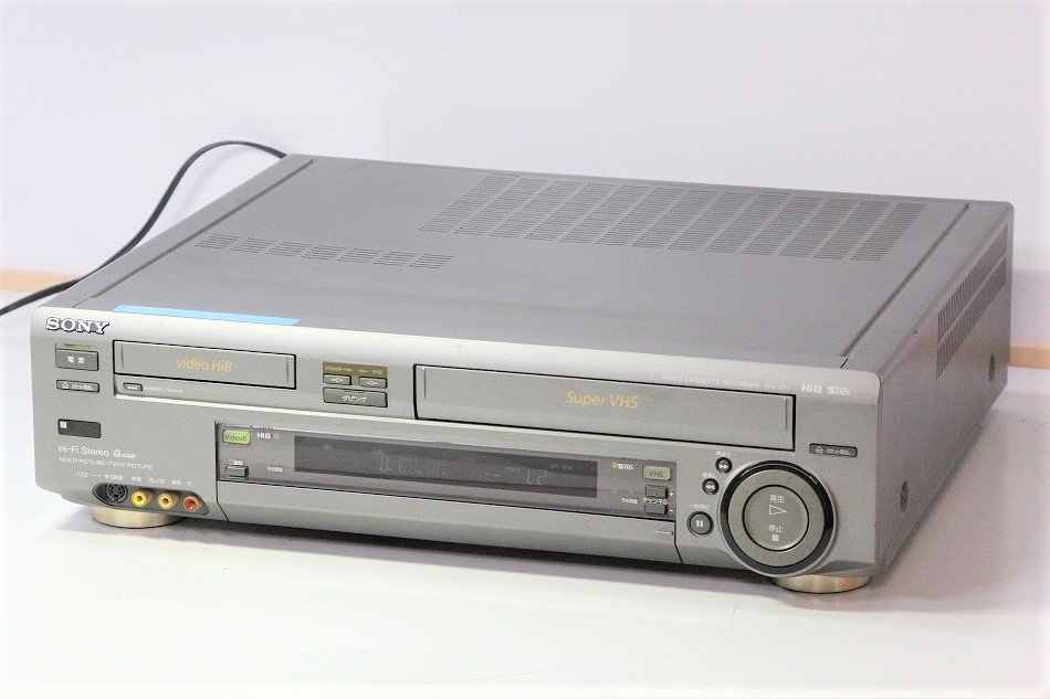 SONY ソニー　高画質Hi8/S-VHS WV-ST1動作現状品高画質機能CFL回路”搭載