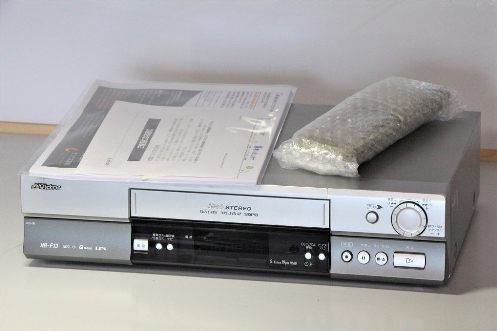 HR-F13｜JVCケンウッド ビクター BS内蔵VHS Hi-Fi Gコードビデオ 