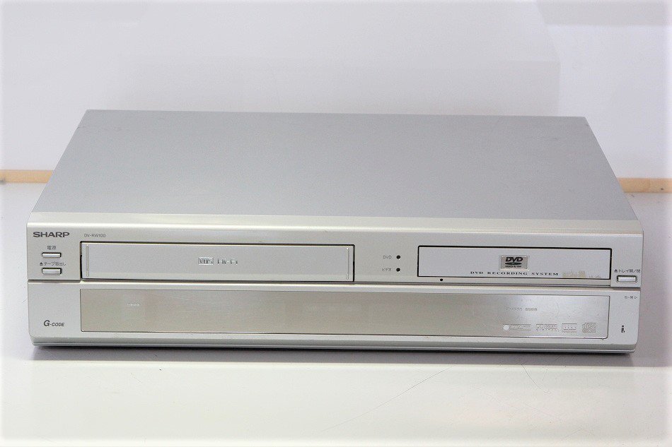 シャープ　HDD・DVD・ビデオ　一体型レコーダー　シルバーHDD