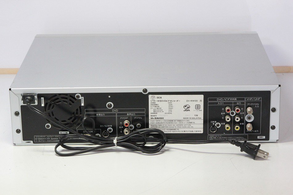 DV-RW100｜VHSビデオ一体型DVDレコーダー　　シャープ｜中古品｜修理販売｜サンクス電機