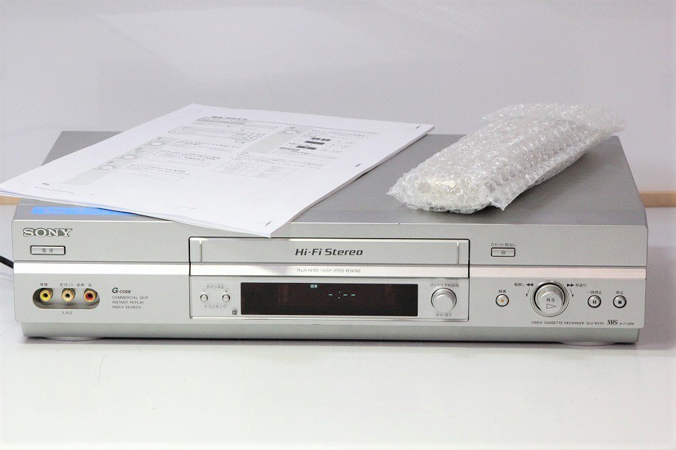 ソニー 新品 VHS ビデオデッキ SLV-NX1 高画質19ミクロンヘッド