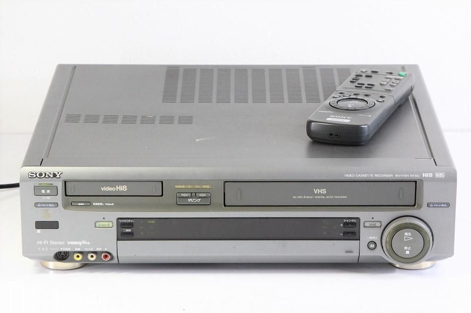 WV-TW1｜｜SONY VHSハイファイ ステレオHi-8 ダブルデッキ｜中古品