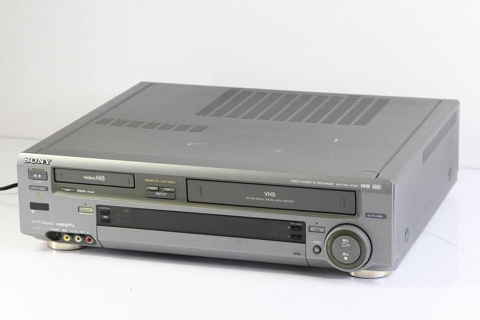 WV-TW1｜｜SONY VHSハイファイ ステレオHi-8 ダブルデッキ｜中古品