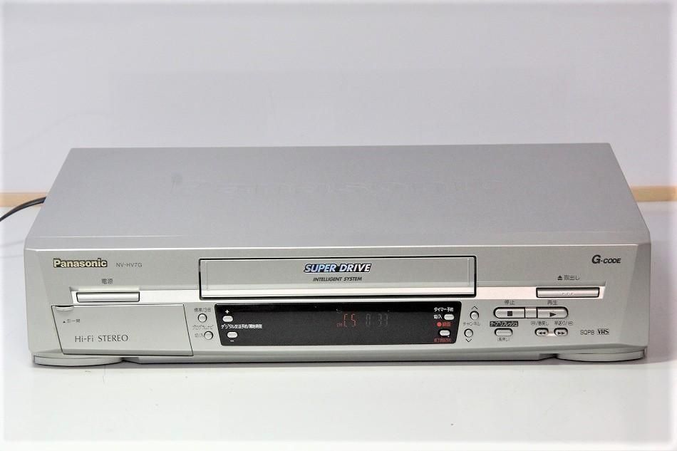 VHSビデオデッキ パナソニック 2002年製 リモコン付き NV-HX37YG 