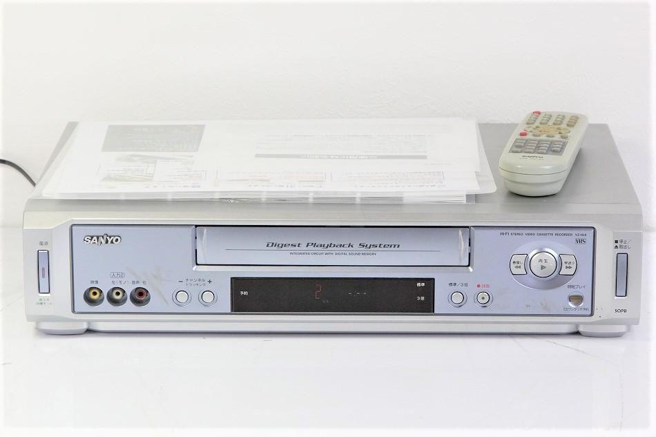 SANYO サンヨー S-VHSビデオデッキ ビデオテープレコーダー VZ-S6000B - 映像機器