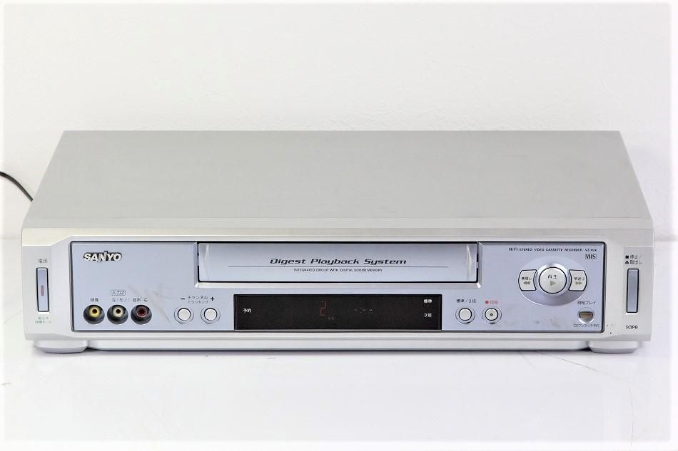 再生OK！VHSビデオデッキ 2000年製 SANYO VZ-H40B リモコン有り 札幌市 