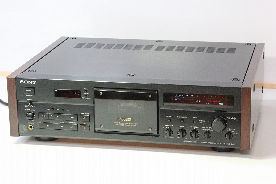 新品、未使用品) ジャンク SONY ソニー TC-K555ESX 3ヘッド カセット ...