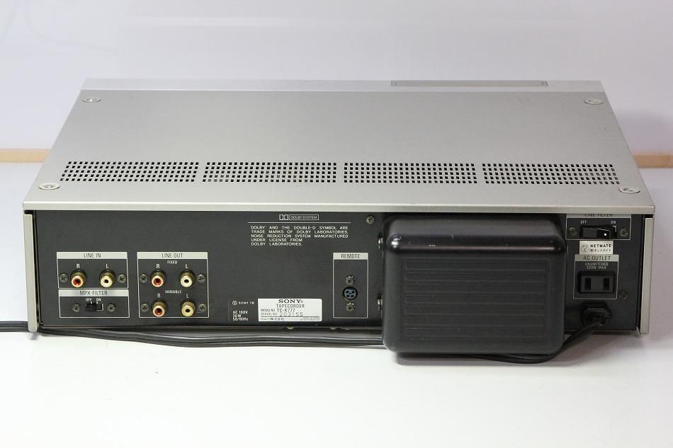 TC-K777｜SONY 3ヘッドカセットデッキ｜中古品｜修理販売