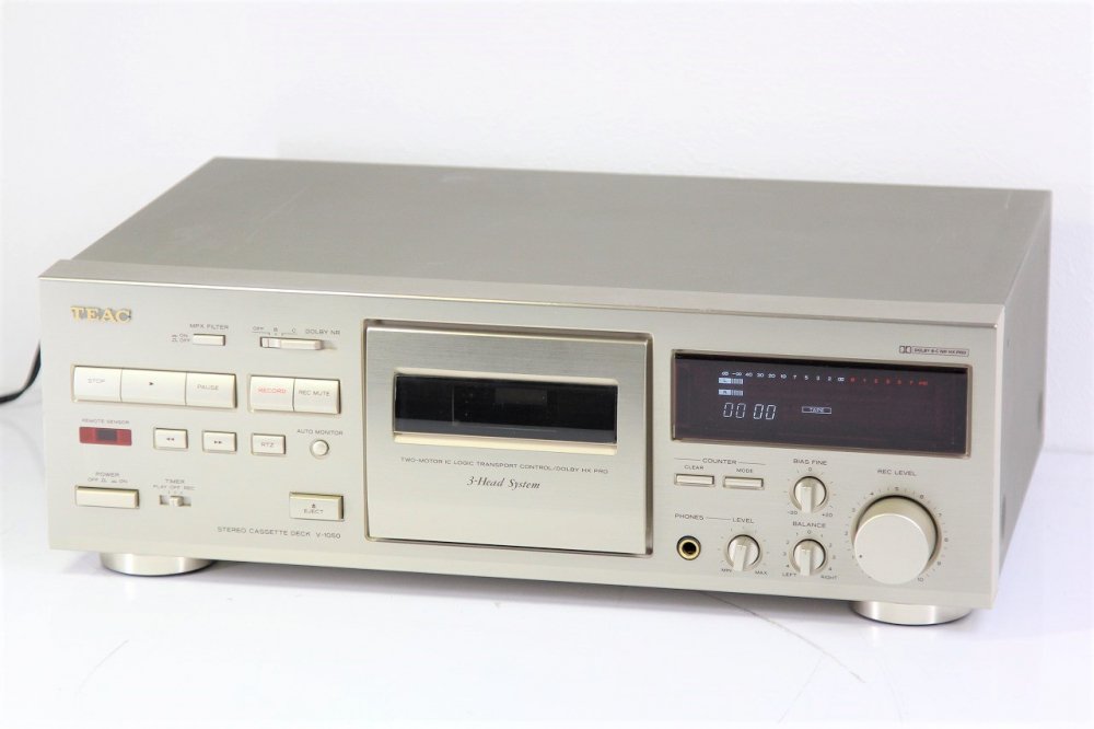TEAC ティアック V-1050 3ヘッド カセットデッキ - ラジオ・コンポ