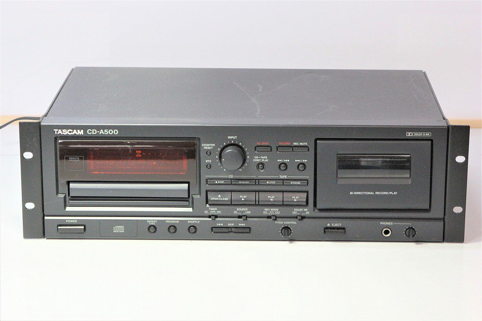 送料無料】TASCAM CD-A500 タスカム 業務用CDプレーヤー - オーディオ機器