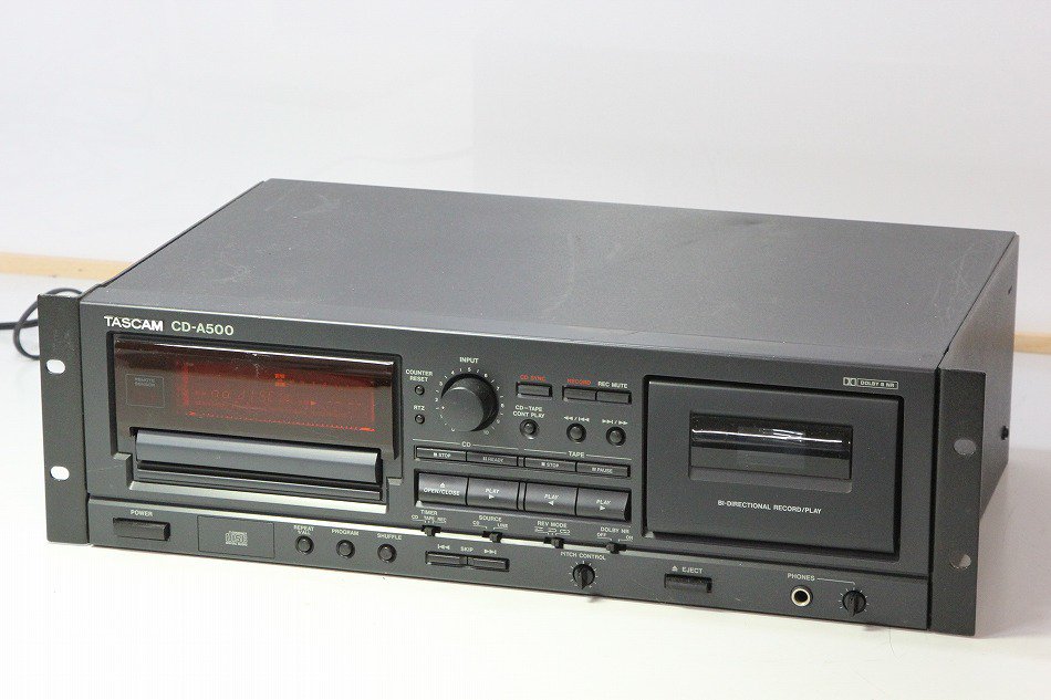 CD-A500｜TASCAM CD/カセットコンビネーションプレーヤー ワンタッチダビング機能搭載 ｜中古品｜修理販売｜サンクス電機