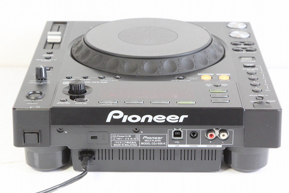 CDJ-850-K｜Pioneer DJ用CDプレーヤー ブラック ｜中古品｜修理販売｜サンクス電機