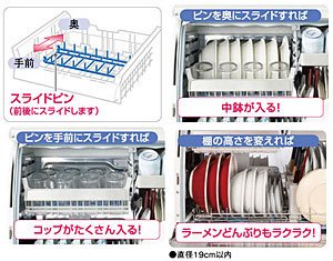 DWS-600D-P｜TOSHIBA(東芝) 食器洗い乾燥機 DWS-600D(P)パールピンク 3つの洗浄コースで快適な低騒音設計  ｜中古品｜修理販売｜サンクス電機