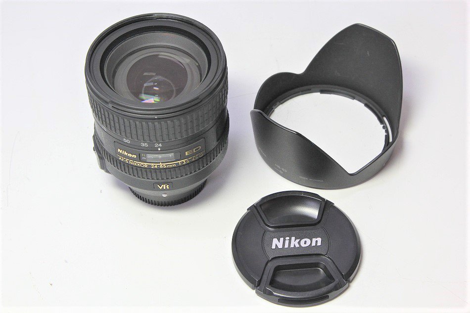 2204｜Nikon 標準ズームレンズ AF-S NIKKOR 24-85mm f/3.5-4.5G ED VR フルサイズ対応｜中古品 ｜修理販売｜サンクス電機